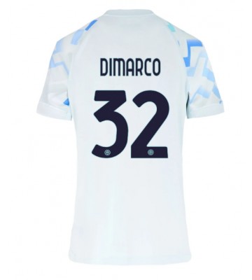Inter Milan Federico Dimarco #32 Bortatröja Dam 2025-26 Kortärmad Inter Milan Federico Dimarco #32 Bortatröja Dam 2025-26 Kortärmad